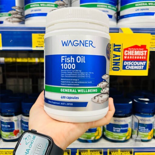 Viên uống Dầu cá Omega 3 Wagner Fish Oil 1000mg 400 viên